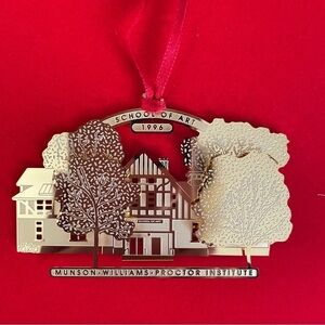 Christmas Tree Ornament Landmarks Society Utica NY Munson Williams Proctor 1996